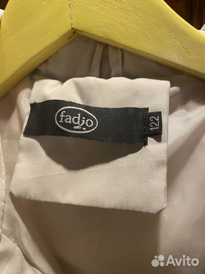 Пуховик зимний для девочки 122