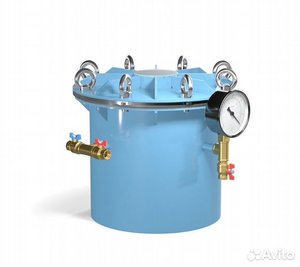 Мановакуумная камера на 30 литров до 4.5 бар