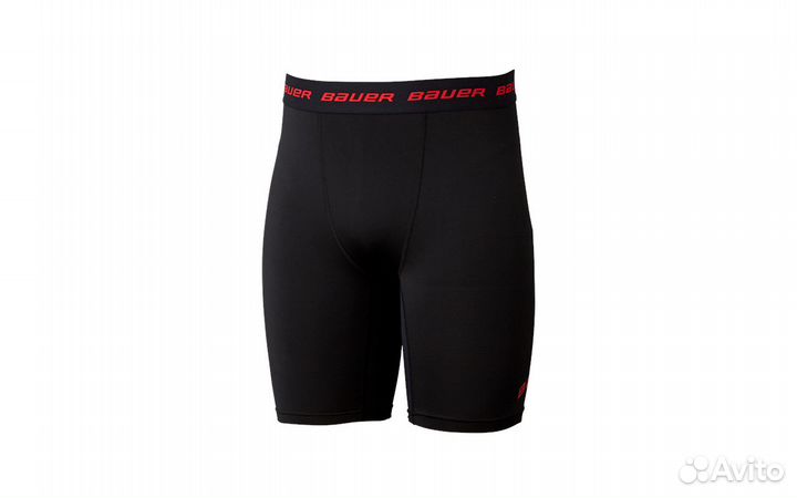 Шорты bauer Essentl Comp BL S19 SR p.S (черный)