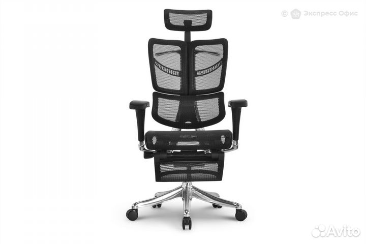 Кресло компьютерное ортопедическое c подставкой дл