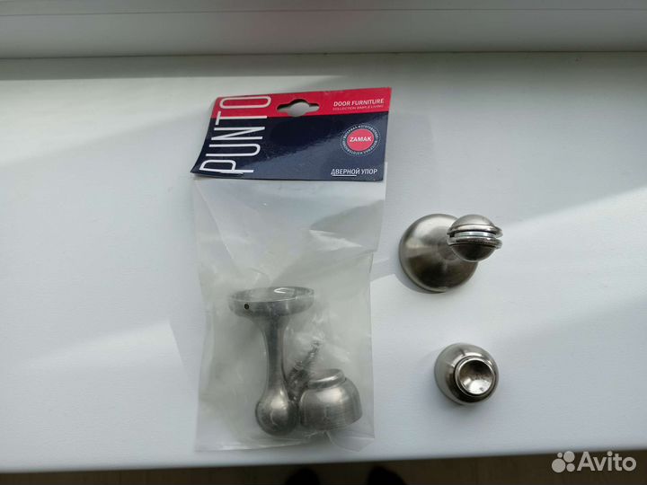 Дверной упор punto (матовый никель) стопер