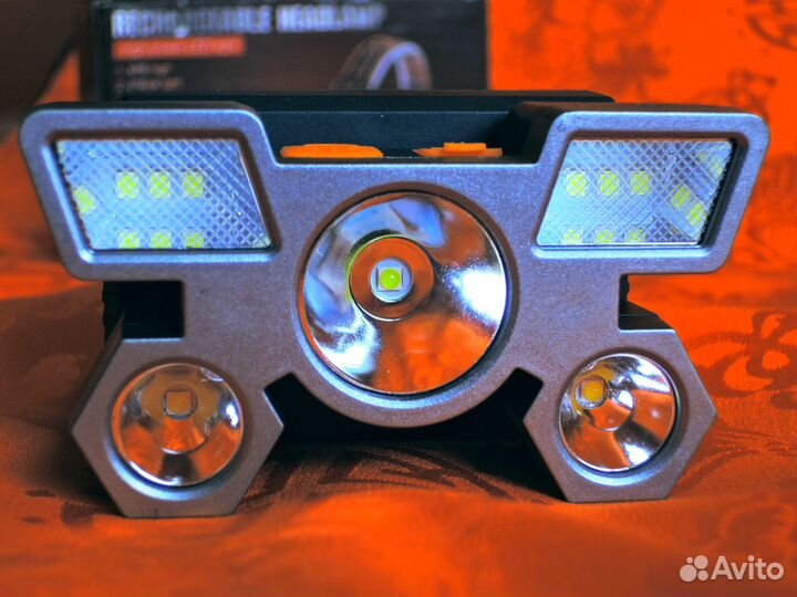 Налобный фонарь аккумуляторный