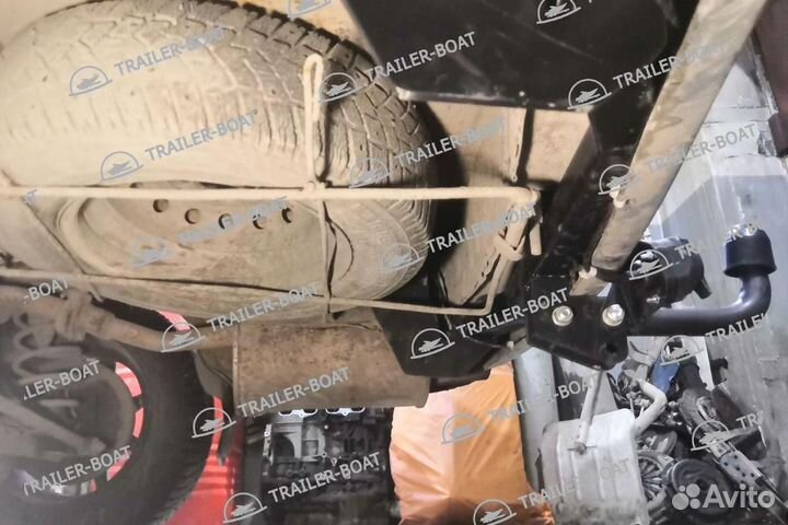 Фаркоп Nissan AD (Y11) 2WD/4WD 1999-2008, рама и крюк-шар 50 мм, 44197