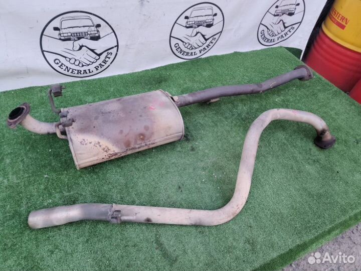 Глушитель в сборе Toyota Land Cruiser Prado RZJ95