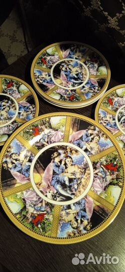 Кофейные сервизы СССР и тарелки декоративные
