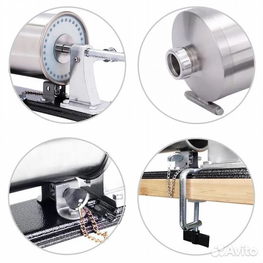 Колбасный шприц Vanessa 3 кг (металл. насадки)