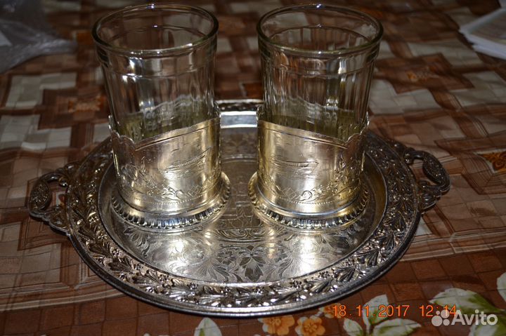 Чайный набор и Подстаканники