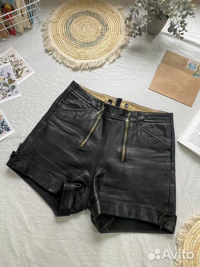 Юбка, шорты и бриджи из натуральной кожи винтаж