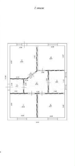 Дом 90 м² на участке 5,5 сот.