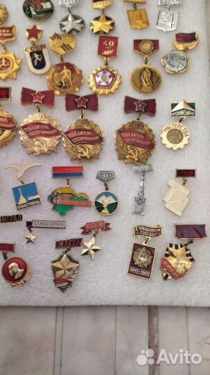 Коллекция значков СССР с подвеской