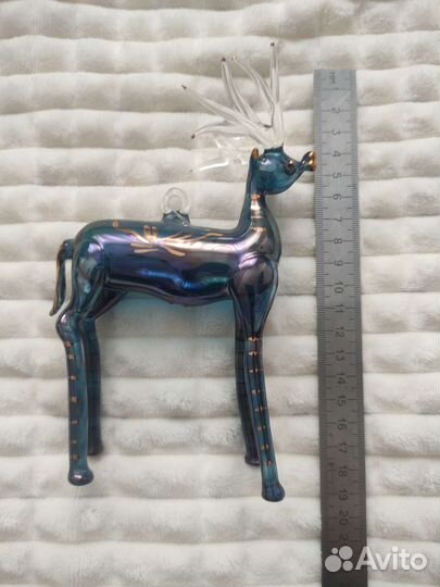 Стеклянные ёлочные игрушки. Ручная работа