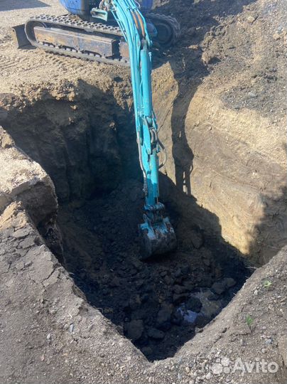 Услуги миниэкскаватора