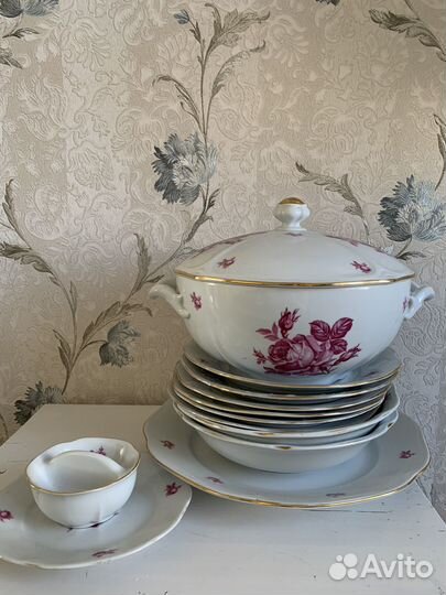 Столовый сервиз bohemia чехия