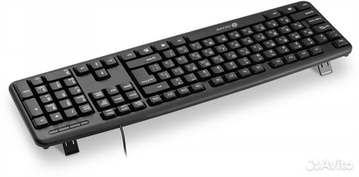 Клавиатура Oklick 130M черный USB