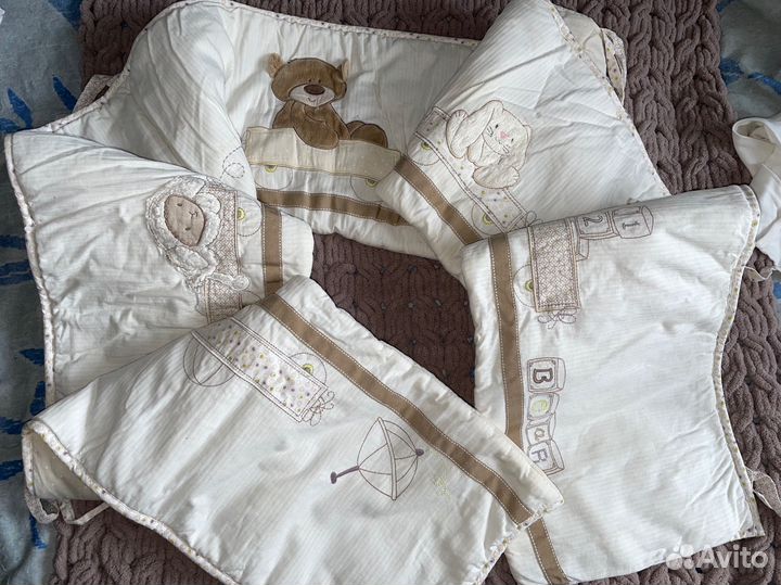 Бортики в детскую кроватку Mothercare