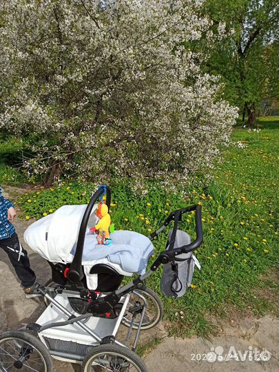 Коляска reindeer 3 в 1 + адаптер изофикс в подарок