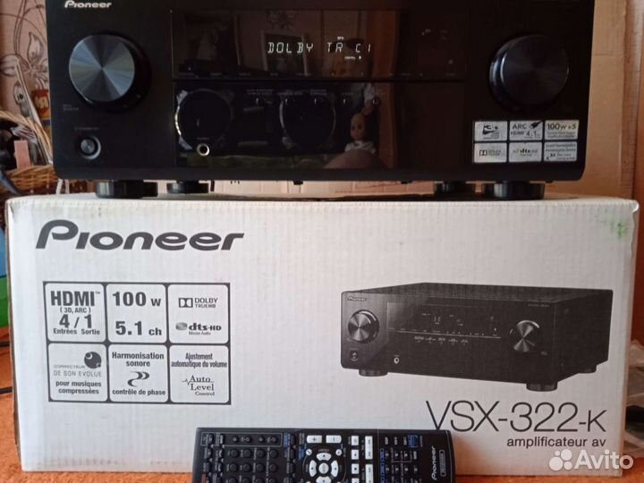 Ресивер pioneer vsx 322к