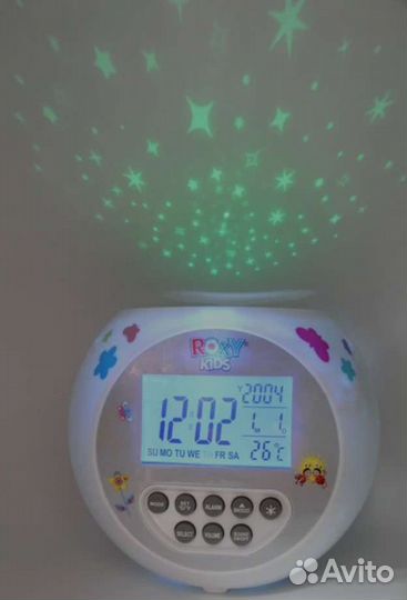 Проектор звездного неба(часы,календарь,терм,будил)