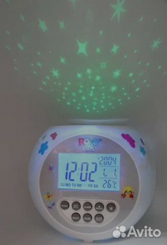 Проектор звездного неба(часы,календарь,терм,будил)