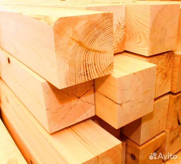 Брус 100х100х6000мм, 1-2сорт, опт
