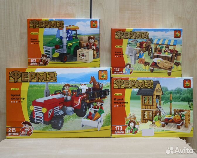 Конструктор Ausini ферма аналог лего
