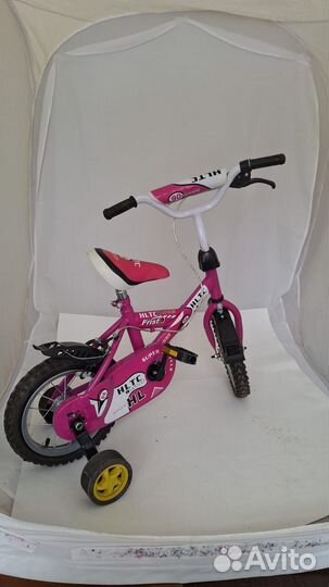 Детский двухколесный велосипед 6012-1 розовый