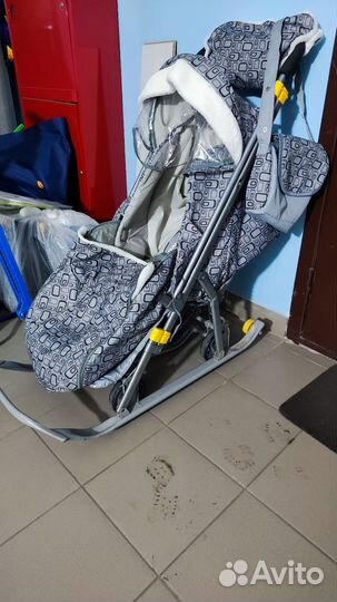 Коляска санки