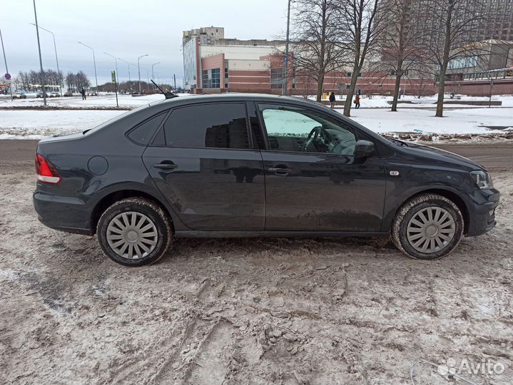 Volkswagen Polo 1.6 AT, 2018, 124 000 км