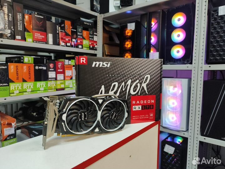 Видеокарта MSI RX 570 8GB Armor