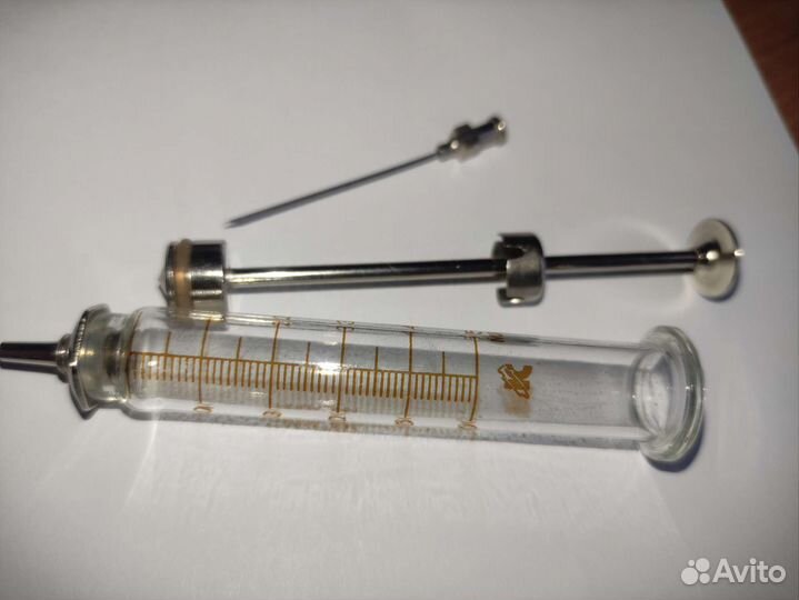 Шприцы стеклянные многоразовые