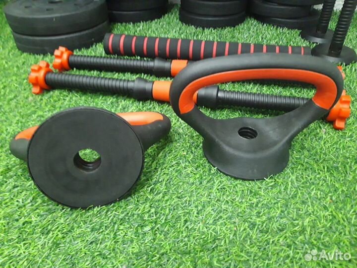 Новый Набор 50кг Штанга, гантели, гири