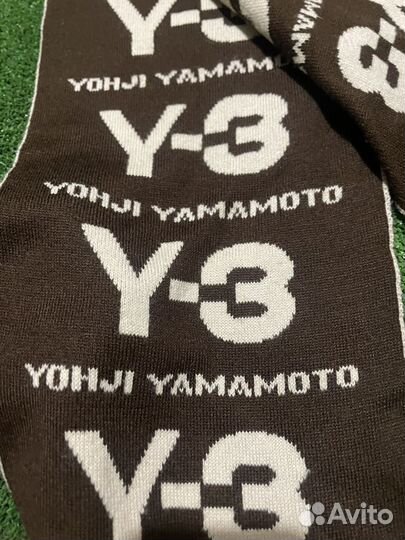 Шарф Y-3 Sample Wool Monogram