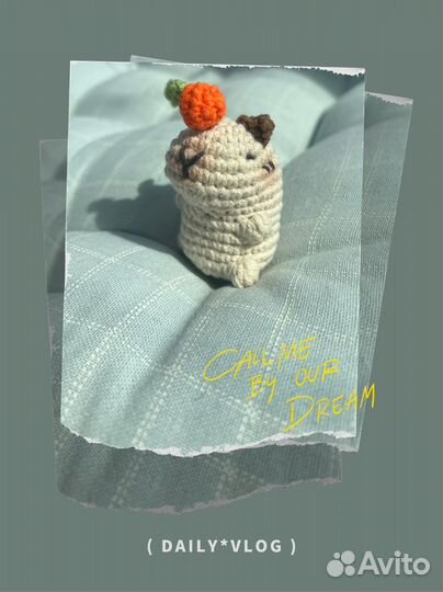 Вязаные игрушки Амигуруми «Капибара»