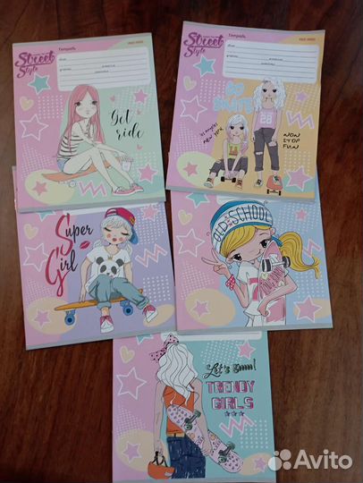 Тетрадь с косую 12 листов