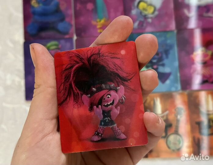 Карточки коллекционные Trolls(тролли) от 5