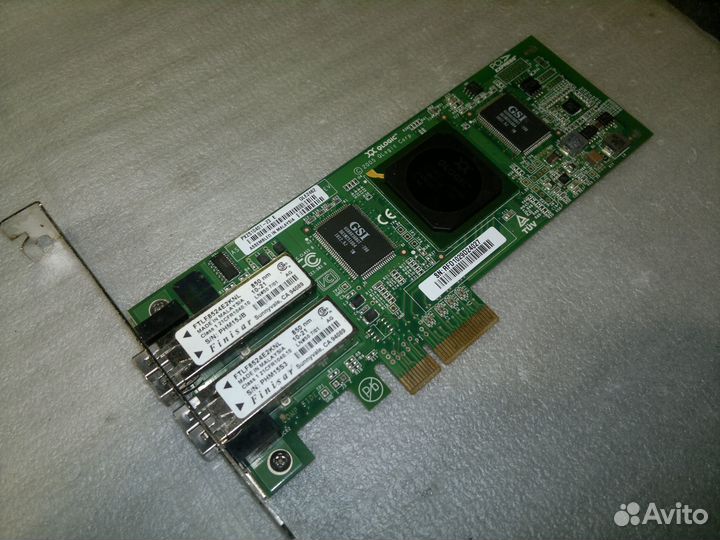 Контроллер QLogic QLE2462 2x4Gb PCIe