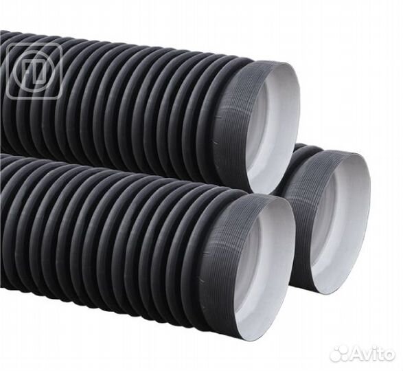 Труба двухслойная гофр из полиэтилена для въезда