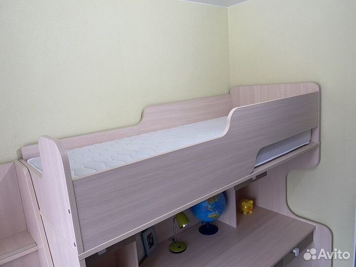 Кровать-чердак «Тиана» от Лазурит + матрас Askona