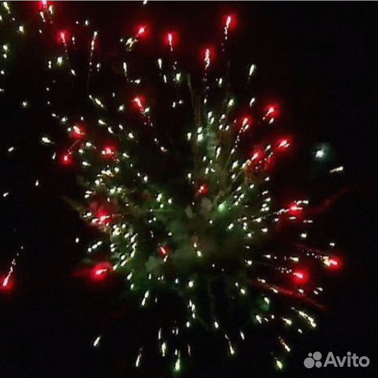 Фейерверк Снегири, 25 залпов