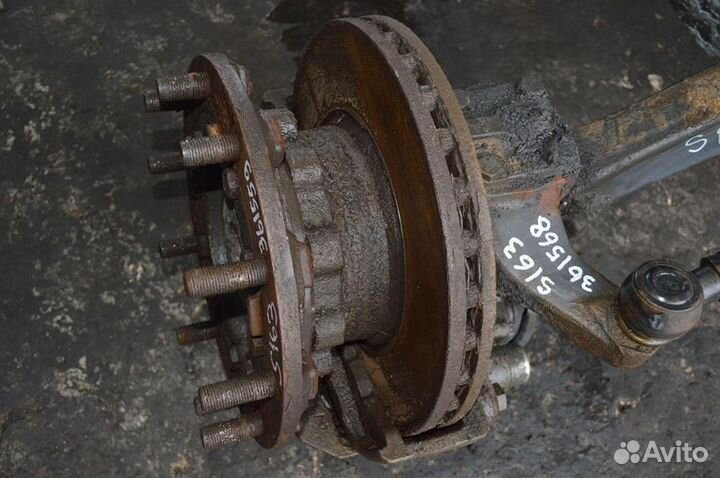 Ступица, дисковые тормоза, передний мост, правая s