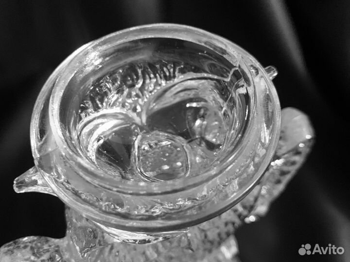 Подсвечник хрусталь Сова СССР