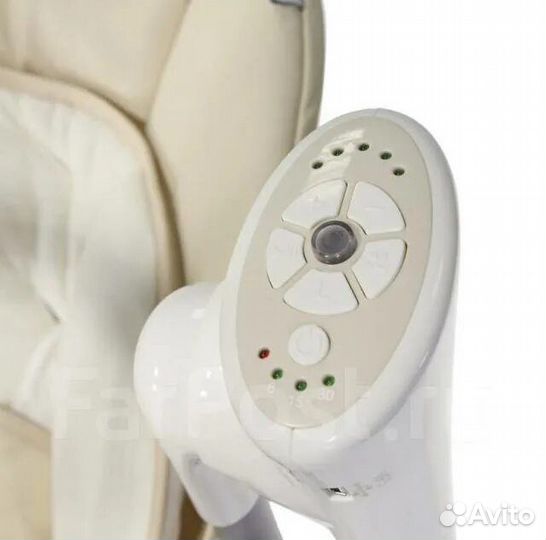 Стульчик-качели Babyton 2в1 с пультом Д/У Beige