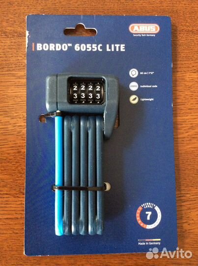 Велозамок Abus Bordo 5700 / 6055