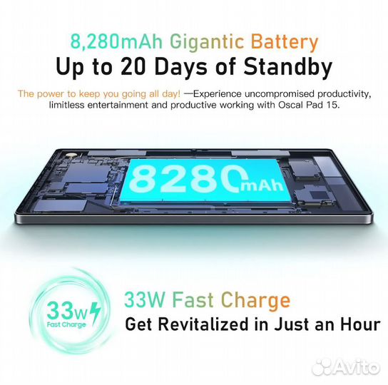 Планшет Blackview Oscal Pad 15 8\256Gb