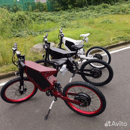 Электровелосипед 8000W 72V Fat Stealth Bomber
