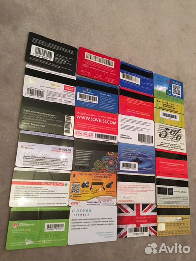 Дисконтные карты и карты для коллекционирования