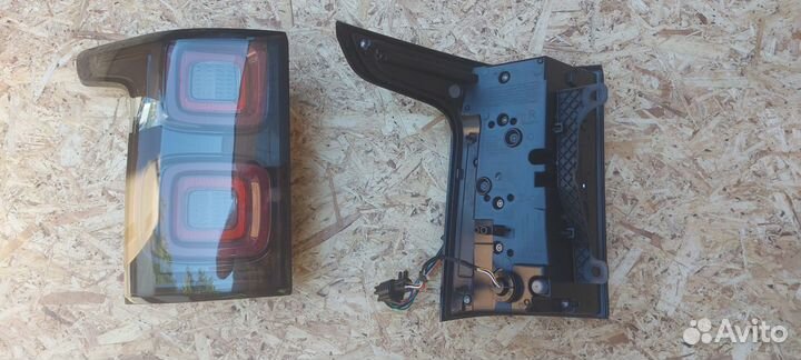 Комплект фонарей range rover vogue L405 черные 18+