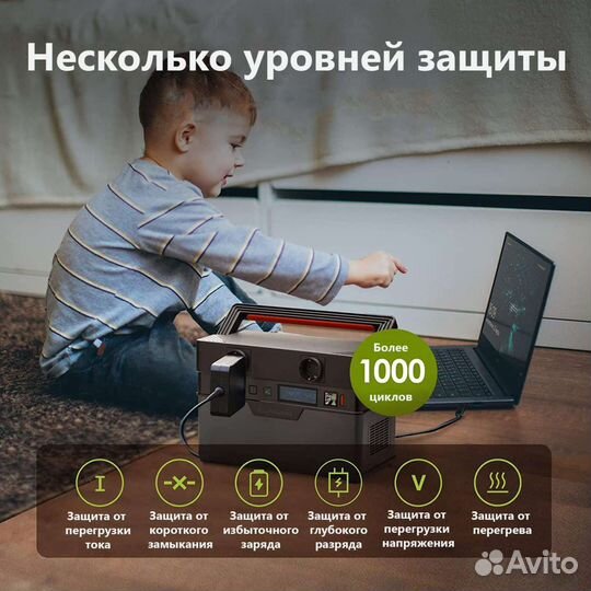 Портативная электростанция allpowers 700вт