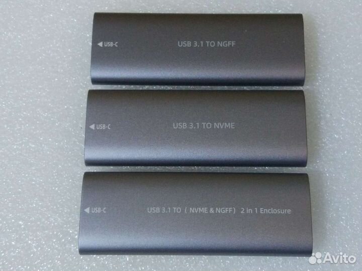 Переходник с SSD M.2 Ngff SATA Nvme на USB3.1