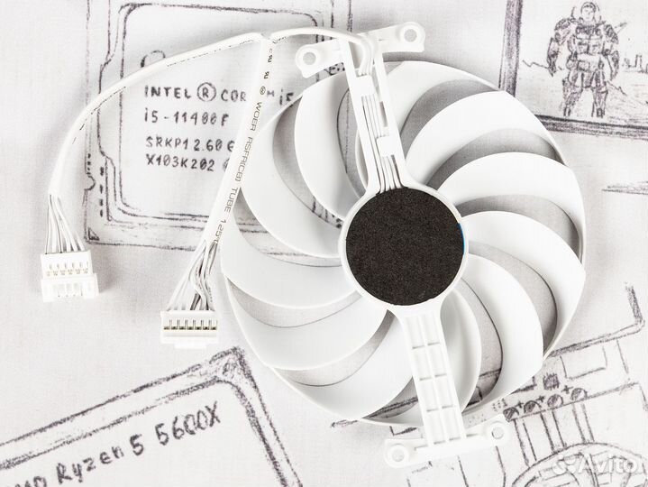 Вентилятор для видеокарты Asus ROG Strix White №3